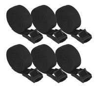 6 PCS Correas Tensoras Colocar,Cinchas de Amarre 250cm,con Acero Inoxidable Cierre de Clip según DIN EN 12195-2,Correa de Fijación para Bicicletas, carritos y Maletas de Motocicletas