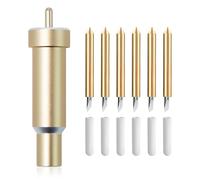 6 Pcs Cuchillo Corte Fino Hoja de Corte Profundo y Carcasa, 30°/45°/60°