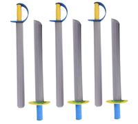 6 pcs Espada de Espuma para niños 21 en Largos Cuchillos de Espuma de eva Espada de Juguete 2 Estilos Seguros Espadas de Cosplay Suaves para Jugar Juguetes peleadores para niñas para niños Jugando a