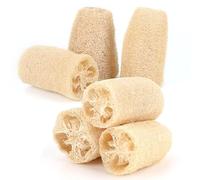 6 PCS Esponjas de Luffa Naturales, Esponja Exfoliante Esponja Ducha para Lavado de Ducha y Limpieza de Cocina