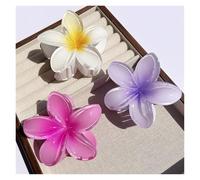 6 Pcs Gradient Flower Hair Claw Clip Women Fashion Large Hairpin Barrettes Bohemia Accessories(3Pcs-4)