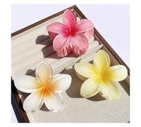 6 Pcs Gradient Flower Hair Claw Clip Women Fashion Large Hairpin Barrettes Bohemia Accessories(3Pcs-1)