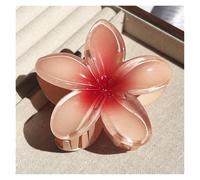 6 Pcs Gradient Flower Hair Claw Clip Women Fashion Large Hairpin Barrettes Bohemia Accessories(Color 7)