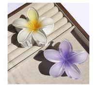 6 Pcs Gradient Flower Hair Claw Clip Women Fashion Large Hairpin Barrettes Bohemia Accessories(S1S3)