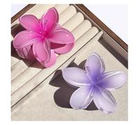 6 Pcs Gradient Flower Hair Claw Clip Women Fashion Large Hairpin Barrettes Bohemia Accessories(S3S10)