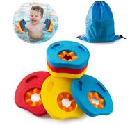 6 Pcs Manguitos Piscina y Bolsa de Almacenamiento- Discos Natación, Manguitos Niño-Discos Flotadores Niños Manguitos Evolutivos Flotador Bebe Natación de Infantil de Piscina para Entrenamiento
