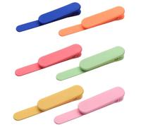 6 Pcs Marcapáginas Automático de Silicona Blanda, Punto de Libro, Puntos de Libros, Marcapaginas Personalizado, Marcapáginas Clip de Página, Marca Paginas Libros para Suministros Lectura Estudiantes