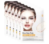 6 Pcs Mascarilla de Colageno Facial Mascarilla Colageno Facial Coreana Collagen Mask Reafirma La Piel Hidrata Profundamente Reduce Las Arrugas Atenúa Las Líneas de Expresión 30ml/Pcs