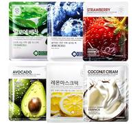 6 Pcs Mascarillas Faciales Coreanas Mascarilla Coreana Mascarilla Facial Coreana Mascarillas Coreanas Mascarillas Faciales Mascarillas Coreanas Faciales Daily Mask Pack Mascarilla Hidratante Facial