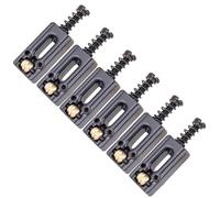 6 PCS Metal Roller Modern Saddle Electric Guitar Tremolo Bridge Saddles Guitar Bridge Roller Reemplazo Sillas Montar Duración Duradera