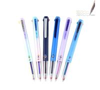 6 PCS Multicolor Pen, 3-in-1 18 Colors, Consecutive Quick Drying Gel Ink Pens, Smooth Writing, Nurse Pens, For Office, School Supplies (6pcs)
