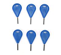 6 PCS PACK Tablero de surf Fin Hex Hex SUFF FIN Llave Accesorios de tabla de surf Equipo de surf para viajar (Azul)