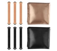 6 Pcs Rizador Pelo Sin Calor, Banda Heatless Curls para Dormir, Banda de Rizador de Pelo sin Calor, Rizadores Suaves para Uso Nocturno con Ganchos, DIY Rizos de Pelos para Cabello + 2 Bufandas