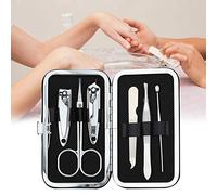 6 Pcs Set de manicura Tijeras de uñas Tijeras cortadoras Set Uña de uñas Herramienta de pedicura