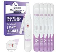 6 pcs Test de embarazo,Unidades de Pruebas de Embarazo Envueltas Individualmente,Test De Embarazo Precisión Detección Precoz,Resultado rapido, Uso domestico