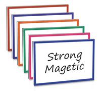 6 Pcs Ultra Large Magnetic Dry Erase Labels 82 x 55 Inch Reusable Magnetic Dry Erase Cards Writable Erasable Magnetic Name Pl