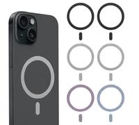 6 pegatinas compatibles con anillo Magsafe compatibles con Magsafe Magnet Ring Compatible con Magsafe Pegatinas compatibles con Magsafe Sticker Compatible con iPhone 15/14 Galaxy S23 4 colores