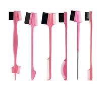 6 Peines Multifunción Para Cejas De Dos Cabezas, Peines Para Modificar La Forma De Las Cejas, Peines Especiales Para Teñir El Cabello Para Peluquerías Y Cepillos Para Peinar.