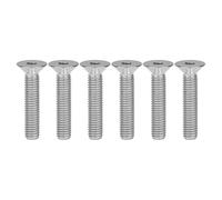 6 Pernos de Titanio M8x 15 20 25 30 35 40 45 50 60 65 mm con Llave Allen y Cabeza avellanada para Bicicleta y Motocicleta