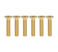 6 Pernos de Titanio M8x 15 20 25 30 35 40 45 50 60 65 mm con Llave Allen y Cabeza avellanada para Bicicleta y Motocicleta