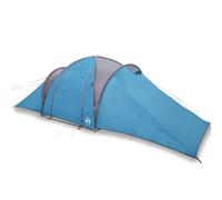 6 Personas Family Dome Tent Waterproof Blue Polyester Camping Shelter with E-Port and Rainfly, portátil Outdoor Adventure Gear for Backpacking, Hiking and Beach Trips with Carry Bag and Easy Setup