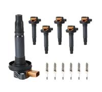 6-Piece Ignition Coil y Spark Plug Set Compatible con F150 Explorer Expedition Transit Taurus Flex MKS MKT 3.5L