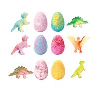 6-Pieces Bath Ball with Toys - Relaxing Foam Body Cleanser with Dinosaur Toy, Bubble Bath Balls,for Holiday Birthday Family Children Girls Boy