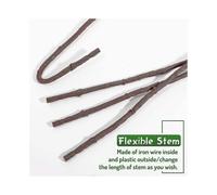 6 Pieces Of Artificial Silver Eucalyptus Branches Vaporize Eucalyptus Leaves for Holiday Plants, Party, Wedding, Garden, House, Office, Outdoor And In