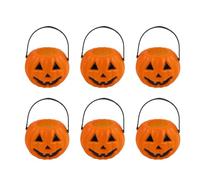 6 Pieces Seasonal Outdoor Porch - Halloween Bucket | Snack Pails