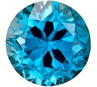 6 piedras preciosas de circonita azul con corte de diamante certificado Ratti para anillo y colgante para unisex-B0D2Y46ZGG