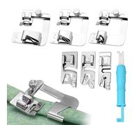 6 pies prensatelas, 1 enhebrador de agujas para máquina de coser, prensatelas para máquina de coser, prensatelas para máquina de coser, pie prensatelas para máquina de coser, pieza prensatelas