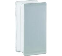 6 pieza BM bloques de vidrio vista completa SUPER white bloque de vidrio satinado por dos lado 19x9x8 cm