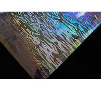 6 Piezas 10 x 19 cm holográfica Adhesivo lámina Flash Artificial Piel de pez DIY Jig Pegatina de cebos Duros cebos Pegatinas Moscas Atado Materiales