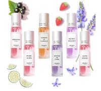 6 piezas 2025 nuevo perfume de feromonas para mujer, original Scent, feromonas Fragancias de feromonas, ambientado Scents Feromonas Perfume Mini Perfume Set portátil y de larga duración