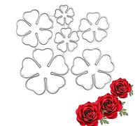 6 Piezas 3D Plantillas Estampado Metal Troqueles Metal Cortados, Troqueles Corte Flores Plantillas para Decoración de Álbumes, Tarjetas de Felicitación, Scrapbooking Tarjeta Papel DIY