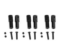 6 Piezas Accesorios de Adaptador de Eje de Eje Trasero de Metal para WPL D12 C14 C24 C34 B24 B36 MN D90 D91 MN99S Piezas de Coche RC