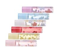 6 Piezas Aceite Labial Transparente 6, 3ml de Plástico | No se Adhiere, No se Desvanece, Hidrata Labios, Formato Compacto para Bolsillos y Mochilas, Estilo Variado Estilo Aleatorio