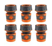 6 piezas Acoplamiento Rápido para Manguera de Jardín, Conector de Manguera, Conexión de Manguera de Jardín, Acoplamiento de Manguera de Plástico de 3/4 de Pulgada para Grifo de casa