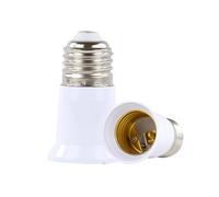 6 Piezas Adaptador Casquillo E27 a E14, Adaptador Portalámparas montura E27 a casquillo E14 para Bombillas LED, Incandescentes, Halógenas y CFL, Resistente al Calor, Compatible con Bombillas