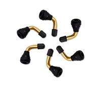 6 Piezas Adaptador Válvula de Rueda Latón Válvula de Neumático sin Cámara Adecuado para Motos 90 Grados Extensiones de Válvulas Coches Bicicletas