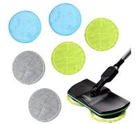6 Piezas Almohadillas de Microfibra,Recambios de Mopas Paños,Almohadillas de Fregona de Repuesto,Fregona Microfibra Recambio Mopa,Lavable y Reutilizable,Apto para Limpieza de Todos los Suelos