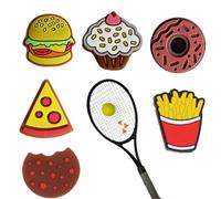 6 Piezas Amortiguadores de Tenis Antivibradores de Raqueta, Reductor de Vibraciones en Silicona,Amortiguadores Flexibles para Proteger Raqueta,para Partidos y Entrenamientos de Tenis al Aire Libre