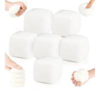 6 Piezas Antiestres, Pelota Antiestres, Antiestres Adultos Niños, Tofu Blanco Bola Antiestres, Rectángulo Pelotas Antiestrés, Pelota Antiestres Adultos Mano, Licitación Stress Ball, Alivio del estrés