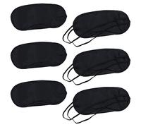 6 Piezas Antifaz para dormir, Antifaz para Dormir para Mujeres y Hombres, Mascara de Ojos Suave para Viajes / Pausas para Almuerzo / Juegos