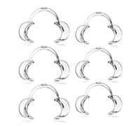 6 piezas autoclavables para blanqueamiento dental de labios y mejillas, abridor de boca para dentista, uso repetido, 3 piezas S con 3 piezas M