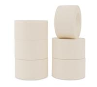 6 Piezas Blanco Cinta Adhesivas de Pintor Hermético, 38mm Papel Profesional Cinta Adhesivas No Dejar Residuos, Universal Cinta Adhesiva Ancho Versátil Escribible DIY para Pintura Decoración Hogar