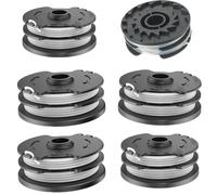 6 piezas bobinas de repuesto para desbrozadora inalámbrica LIDL Parkside PRTA 20-Li A1 B1, PRT 550 A1, PRT 550 A2, PRT 550 A3, PRT 550 A5, PRTA 20-Li B2, PRTA 20-Li C3
