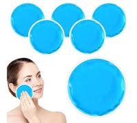 6 Piezas Bolsa de Gel Frio, Compresa de Gel, Compresas Frías y Calientes, Almohadillas de Refrigeración Pequeñas, Reutilizable, para Lesiones Dolor de Cabeza, Dientes, Ojos Cansados, Lactancia, Niños