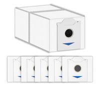 (6 Piezas) Bolsas de Polvo de Repuesto N30 Omni Compatibles con Aspiradora Robótica ECOVACS DEEBOT N30 Omni / N30 Pro Omni, con Capa de Filtro de Carbón Activado, Bolsas Desechables