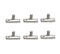 6 Piezas Boquilla de Nebulización De Latón, Boquilla Atomizadora de Alta presión con conector rápido de interfaz de 3/8", Boquilla de Enfr(Size:0.2mm,Color:Brass nozzle+3/8 "Interface Quick Connector)